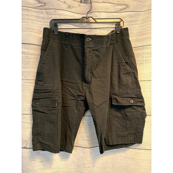 Wearfirst Mens Black Cargo Shorts Size 40 - Picture 1 of 3